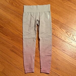 Gray and Pink Leggings